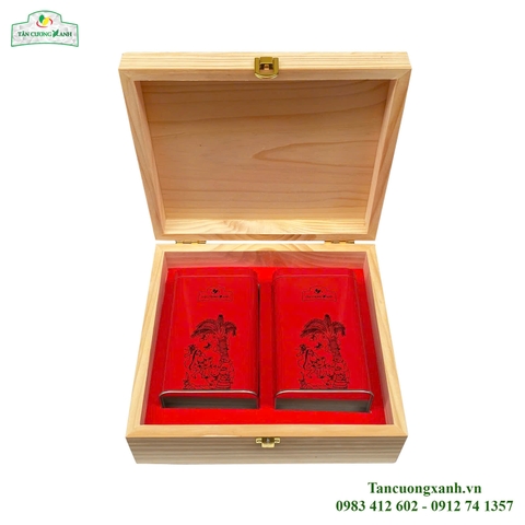 Hộp Trà Tân Cương Gỗ Thông TCX 2 - 200gram